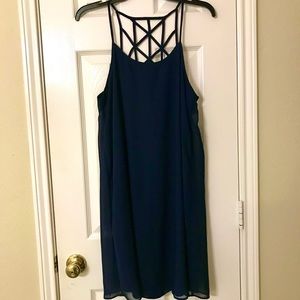 NWT Blue C Label spaghetti strap shift dress
